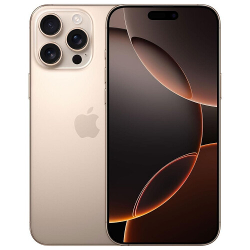 Apple iPhone 16 Pro Max - Desert titanium - 256 GB - Fysieke simkaart + eSIM Tweedehands