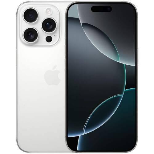 Apple iPhone 16 Pro - Wit titanium - 256 GB - Fysieke simkaart + eSIM Tweedehands