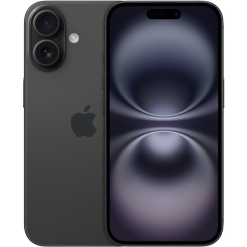 Apple iPhone 16 - Zwart - 128 GB - eSIM