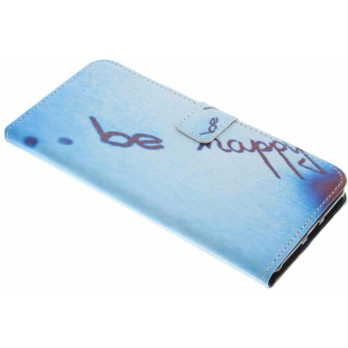 Apple iPhone 8 Plus / 7 Plus - Design Softcase Booktype - Magneetsluiting en standaardfunctie - Blauw