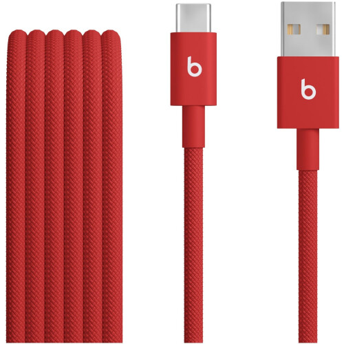 Apple Beats - USB-C naar USB-C kabel - Snelladen tot 60W - Rood Tweedehands