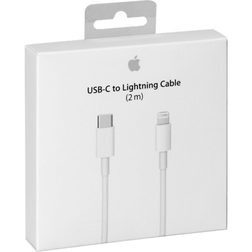 Apple - MKQ42ZM/A - Lightning naar USB-C kabel 2m - Wit Tweedehands