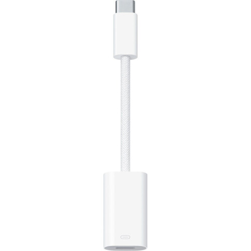 Apple MUQX3ZM/A - USB-C naar Lightning adapter - Opladen en data overzetten - Wit Tweedehands