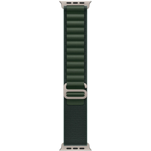 Apple MXMW3ZM/A - Apple Watch Bandje - 49mm Alpine Loop - Donkergroen Tweedehands
