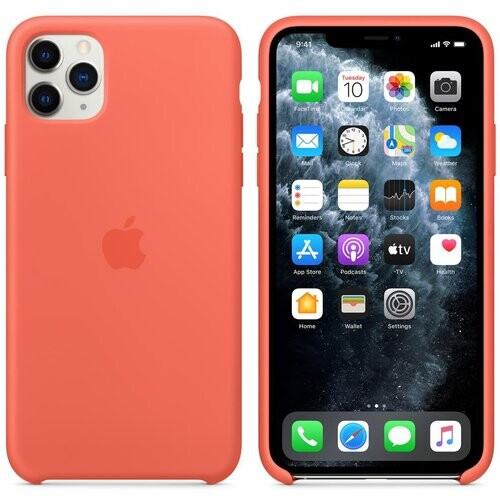 Refurbished Apple Siliconenhoesje iPhone 11 Pro Max Siliconenhoesje - Silicone Roze Tweedehands