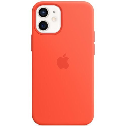 Refurbished Apple Siliconenhoesje iPhone 12 mini Siliconenhoesje - Silicone Oranje Tweedehands