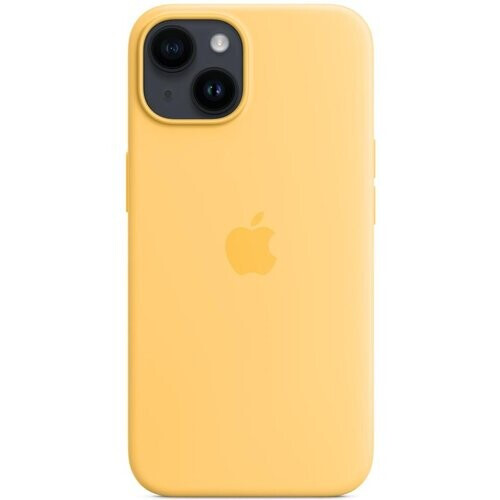 Refurbished Apple Siliconenhoesje iPhone 14 Plus Siliconenhoesje - Silicone Geel Tweedehands