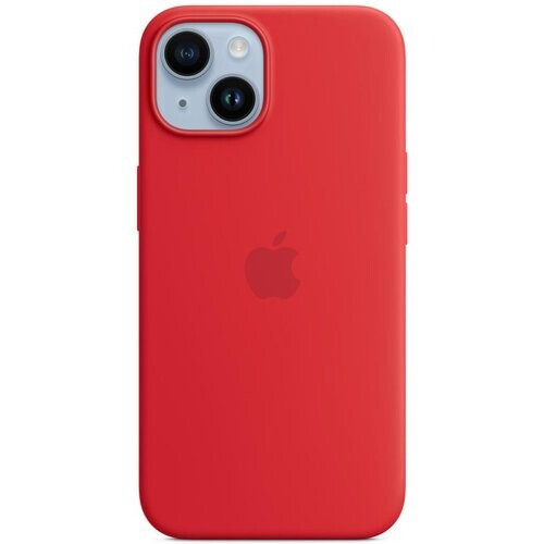 Refurbished Apple Siliconenhoesje iPhone 14 Plus Siliconenhoesje - Silicone Rood Tweedehands