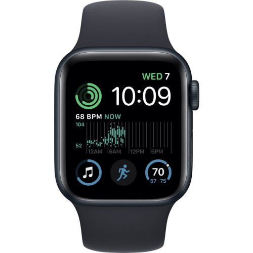 Apple Watch SE (2022) - Smartwatch - 40mm GPS - Zwart