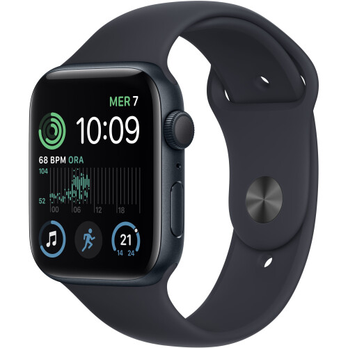 Apple Watch SE (2022) - Smartwatch - GPS - 44mm - Zwart