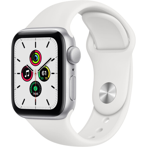 Apple Watch SE (40mm) - Smartwatch - Slaapmonitor en valdetectie - Zilver/Wit Tweedehands