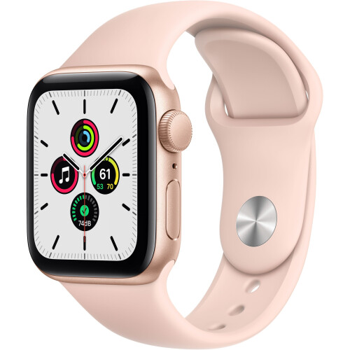 Apple Watch SE (40mm) - Smartwatch - Valdetectie en Slaap-app - Goud Roze
