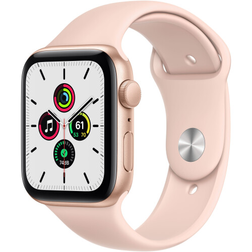 Apple Watch SE (44mm) - Smartwatch - Valdetectie en Slaap-app - Goud (Roze) Tweedehands