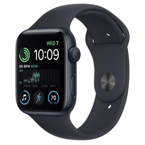 Apple Watch SE Series 2 - 44mm - Aluminium - Midnight - GPS + Cellular