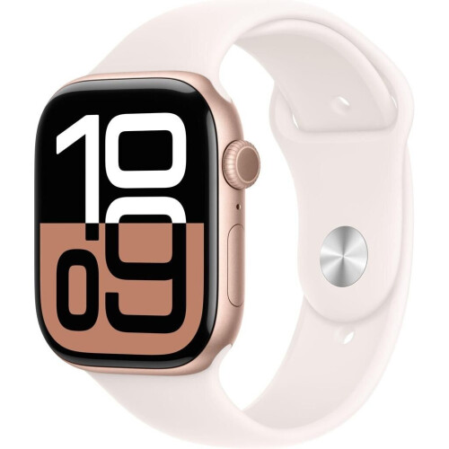 Apple Watch Series 10 - 46mm - Aluminium - Roségoud - GPS + Cellular Tweedehands