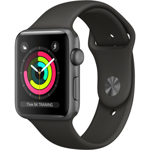 Apple Watch Series 3 - Smartwatch - GPS en hoogtemeter - Grijs (Grijs)
