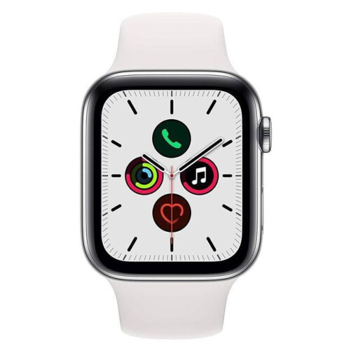 Apple Watch Series 5 - Smartwatch 40mm 4G - Zilver Tweedehands