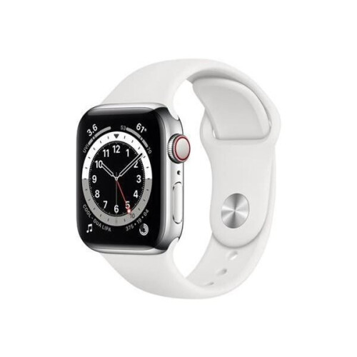 Apple Watch Series 6 - 40mm - Aluminium - Zilver - GPS + Cellular Tweedehands