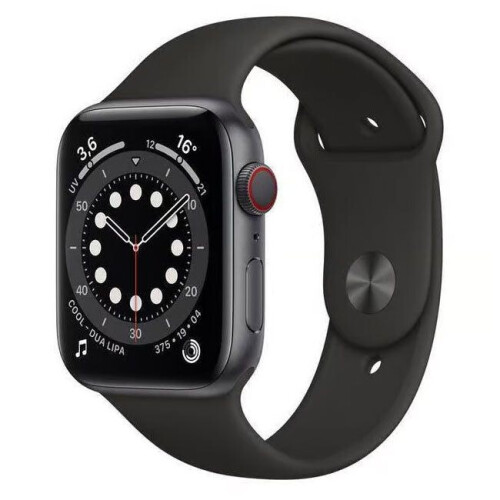 Apple Watch Series 6 40mm Cellular Titanium (Simlockvrij) - Zwart