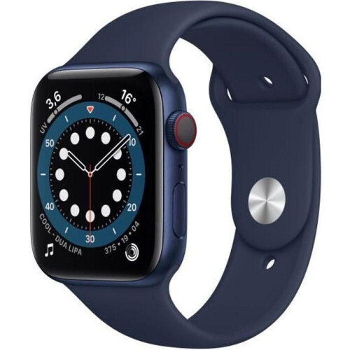 Apple Watch Series 6 - 44mm - Aluminium - Blauw - GPS + Cellular Tweedehands