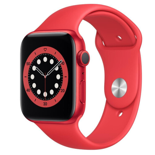 Apple Watch Series 6 - 44mm - Aluminium - Rood - GPS Tweedehands