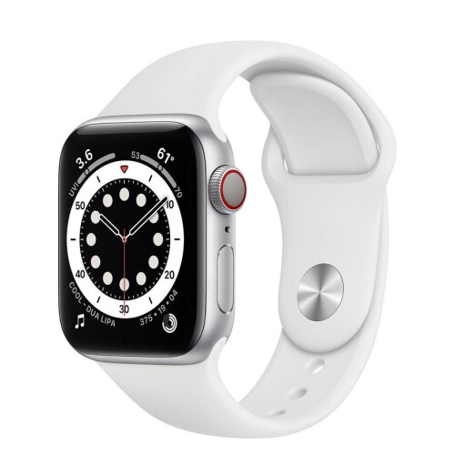 Apple Watch Series 6 - 44mm - Aluminium - Zilver - GPS + Cellular Tweedehands