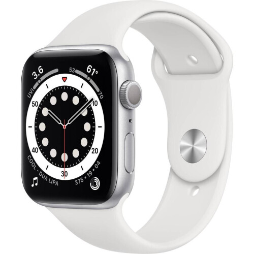 Apple Watch Series 6 - 44mm - Aluminium - Zilver - GPS Tweedehands