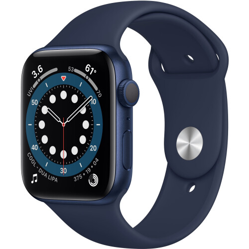 Apple Watch Series 6 - Smartwatch - Zuurstofmeting ECG - Blauw (40mm)