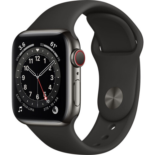 Apple Watch Series 6 - Smartwatch - Zuurstofsaturatie ECG - Grafiet