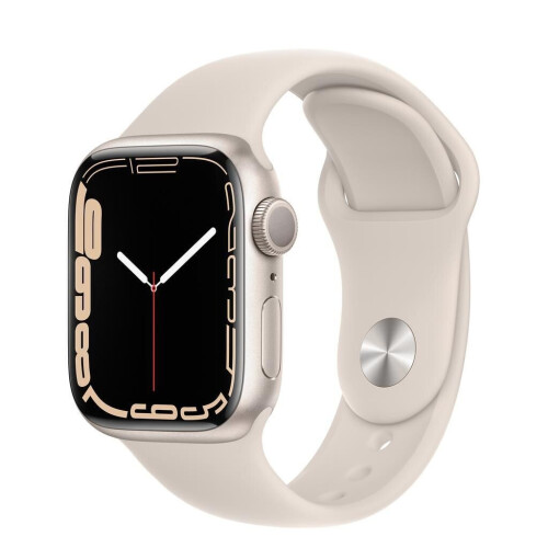 Apple Watch Series 7 - 41mm - Aluminium - Sterrenlicht - GPS Tweedehands