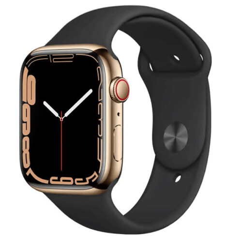 Apple Watch Series 7 - 41mm Cellular Roestvrij Staal - GPS 4G - Goud