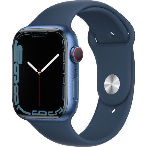 Apple Watch Series 7 - 45mm GPS + 4G - Waterbestendig tot 50m - Blauw Tweedehands