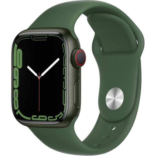 Apple Watch Series 7 - Smartwatch 4G - Zuurstofmeting ECG - Groen Tweedehands