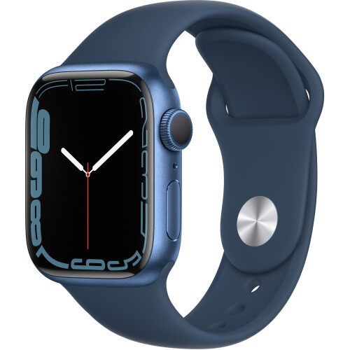 Apple Watch Series 7 - Smartwatch - Zuurstofmeting ECG - Blauw (41mm) Tweedehands