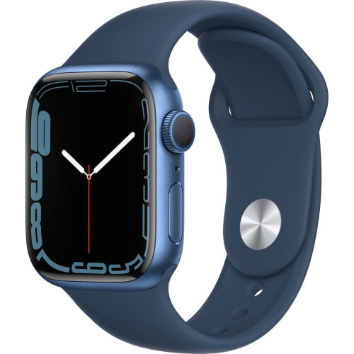 Apple Watch Series 7 - Smartwatch - Zuurstofmeting ECG - Blauw (41mm)