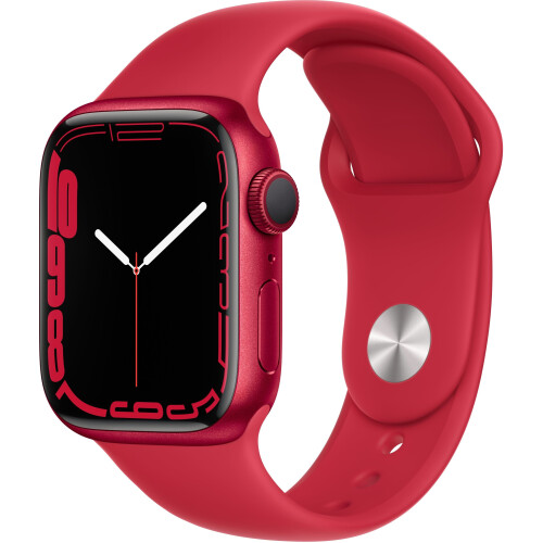 Apple Watch Series 7 - Smartwatch - Zuurstofmeting ECG - Rood (41mm) Tweedehands