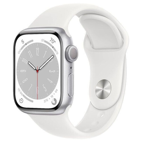 Apple Watch Series 8 - Refurbished - 45mm GPS - Zilver Tweedehands