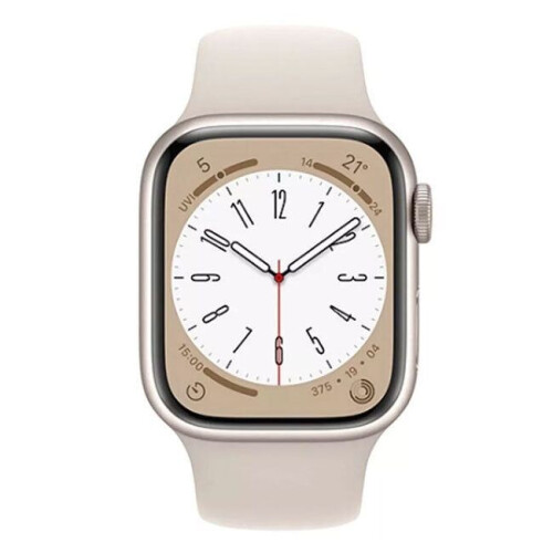 Apple Watch Series 8 - Smartwatch 41mm GPS - Hartslagmonitor Slaaptracking - Starlight Tweedehands