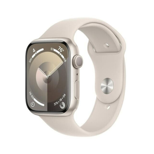 Apple Watch Series 9 - 45mm - Aluminium - Sterrenlicht - GPS + Cellular Tweedehands