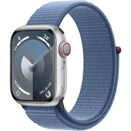 Apple Watch Series 9 - Slimhorloge 41 mm - 4G Touchscreen GPS - Zilver Tweedehands
