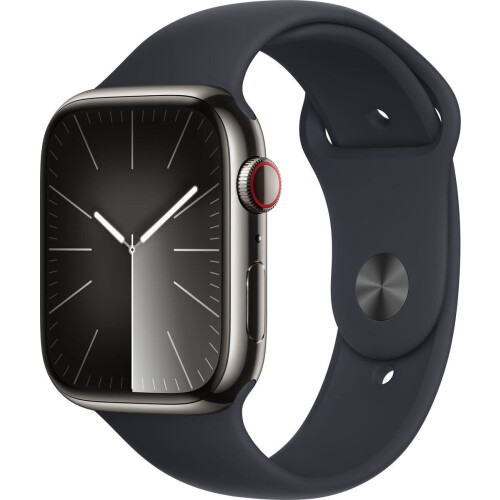 Apple Watch Series 9 45 mm Digitaal 396 x 484 Pixels Touchscreen 4G Grafiet Wifi GPS