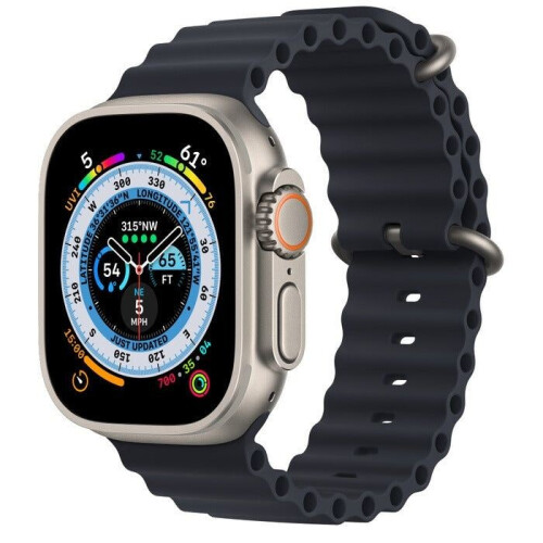 Apple Watch Ultra 49mm (2022) Cellular  (Simlockvrij) / SV - Zilver Titanium Tweedehands