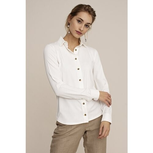Arber Studio dames vegan Blouse Cedar Crème Tweedehands