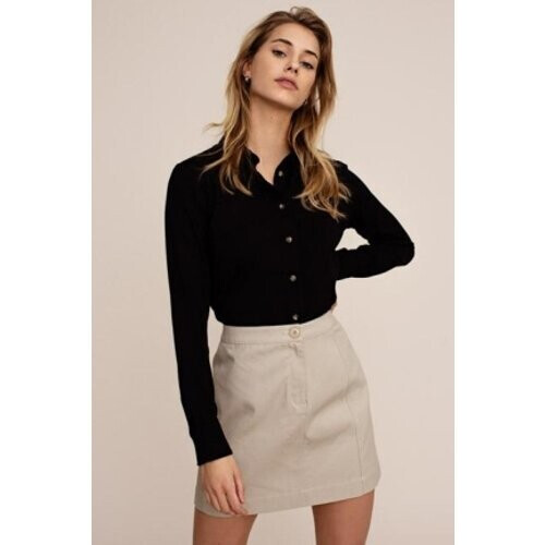 Arber Studio dames vegan Blouse Cedar Zwart Tweedehands