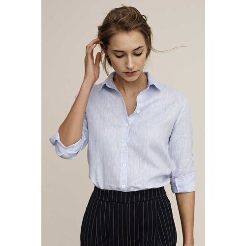 Arber Studio dames vegan Blouse Elm Lichtblauw Tweedehands