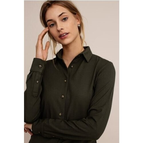 Arber Studio dames vegan Cedar Blouse Green Tweedehands