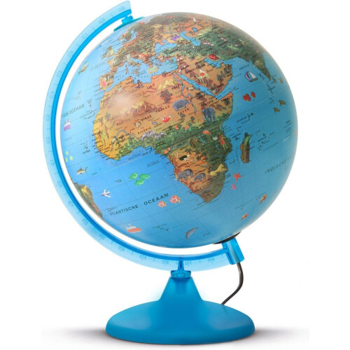 ARCA Wereldbol Globe - LED verlichting - Nederlandstalig - 25 cm