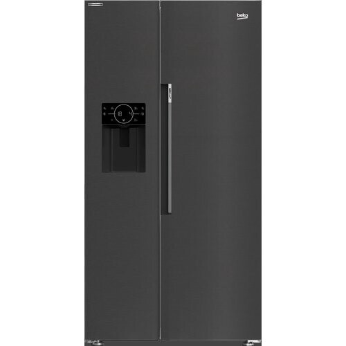Ariston Asp342vpz - Amerikaanse Koelkast - 179 Cm - 571l - No Frost - Zwart | Nieuw (outlet) Tweedehands
