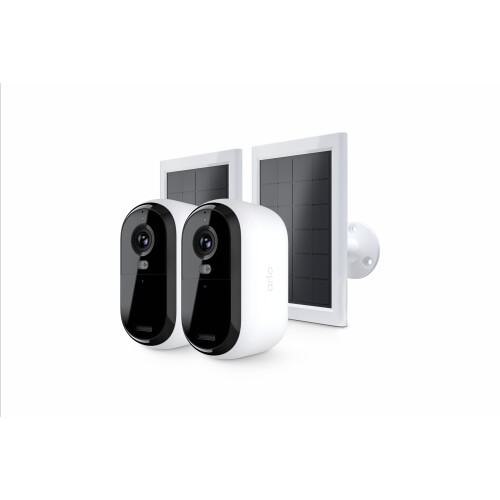 Arlo Essential 3 2K - Draadloze Beveiligingscamera - 2-camera's met Zonnepaneel Oplader Tweedehands
