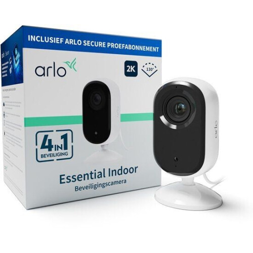 Arlo Essential2 2K - IP-camera - Automatisch privacyshield - Wit Tweedehands